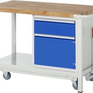 RAU 05-8152A6-127B4F.11 Stół warsztatowy (S x W x G) 700 x 880 x 700 mm szaro-biały (ral 7035)