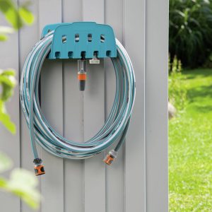 GARDENA 18005-20 mit Schlauch Uchwyt ścienny na wąż 13 mm 20 m 1/2 cala 1 szt. czarny, turkusowy GARDENA 18005-20 mit Schlauch Uchwyt ścienny na wąż 13 mm 20 m 1/2 cala 1 szt. czarny, turkusowy