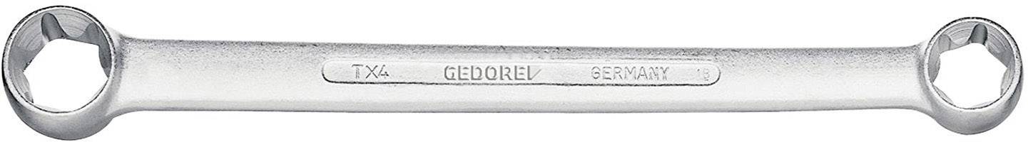 Gedore 6059990 TX4 E10XE12 Klucz oczkowy podwójny Rozmiar klucza (metryczny) (tylko do tytułu) 10 - 12 mm - obrazek 1
