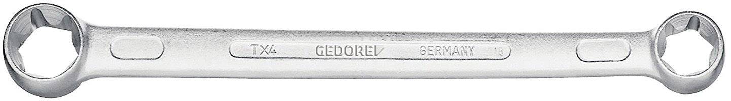 Gedore 6060140 TX4 E14XE18 Klucz oczkowy podwójny Rozmiar klucza (metryczny) (tylko do tytułu) 10 - 11 mm - obrazek 1