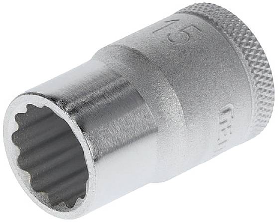 Gedore D 19 15 6133710 Nasadka 15 mm 1/2" SW 15 1/2" (12.5 mm) - obrazek 1
