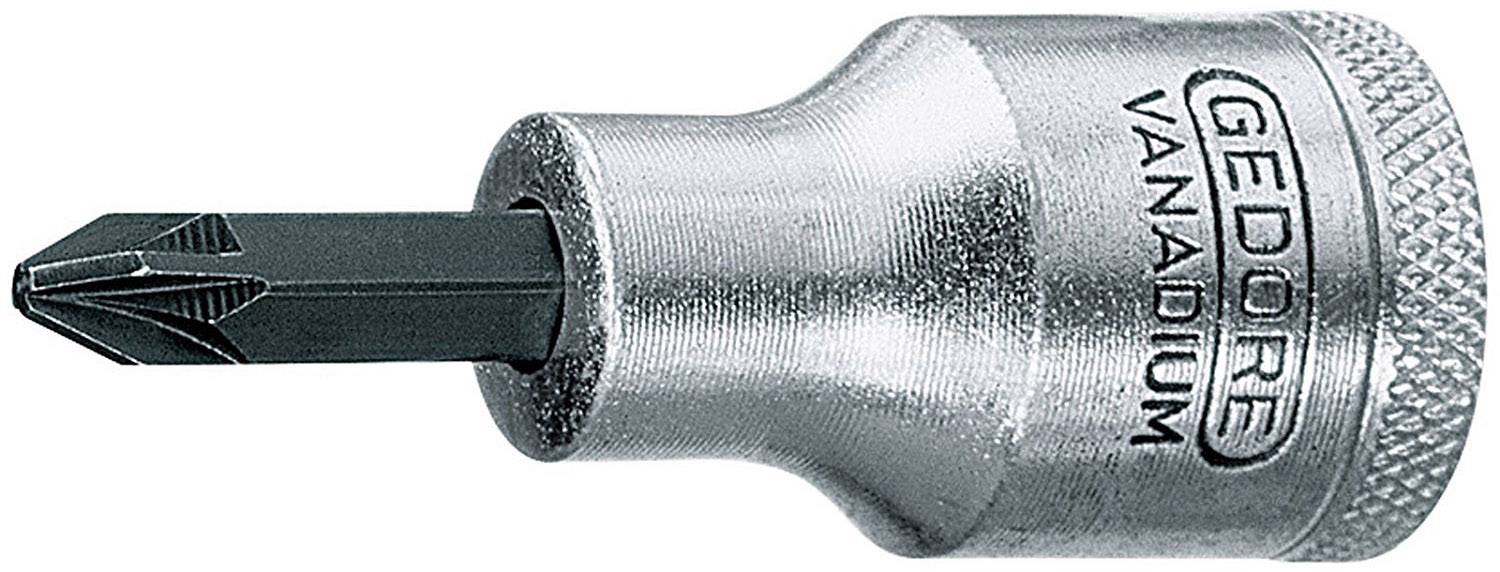 Gedore IKS 19 PZD 6156840 krzyżakowy Pozidriv Końcówka wkrętaka 1/2" PZ 4 1/2" (12.5 mm) - obrazek 1