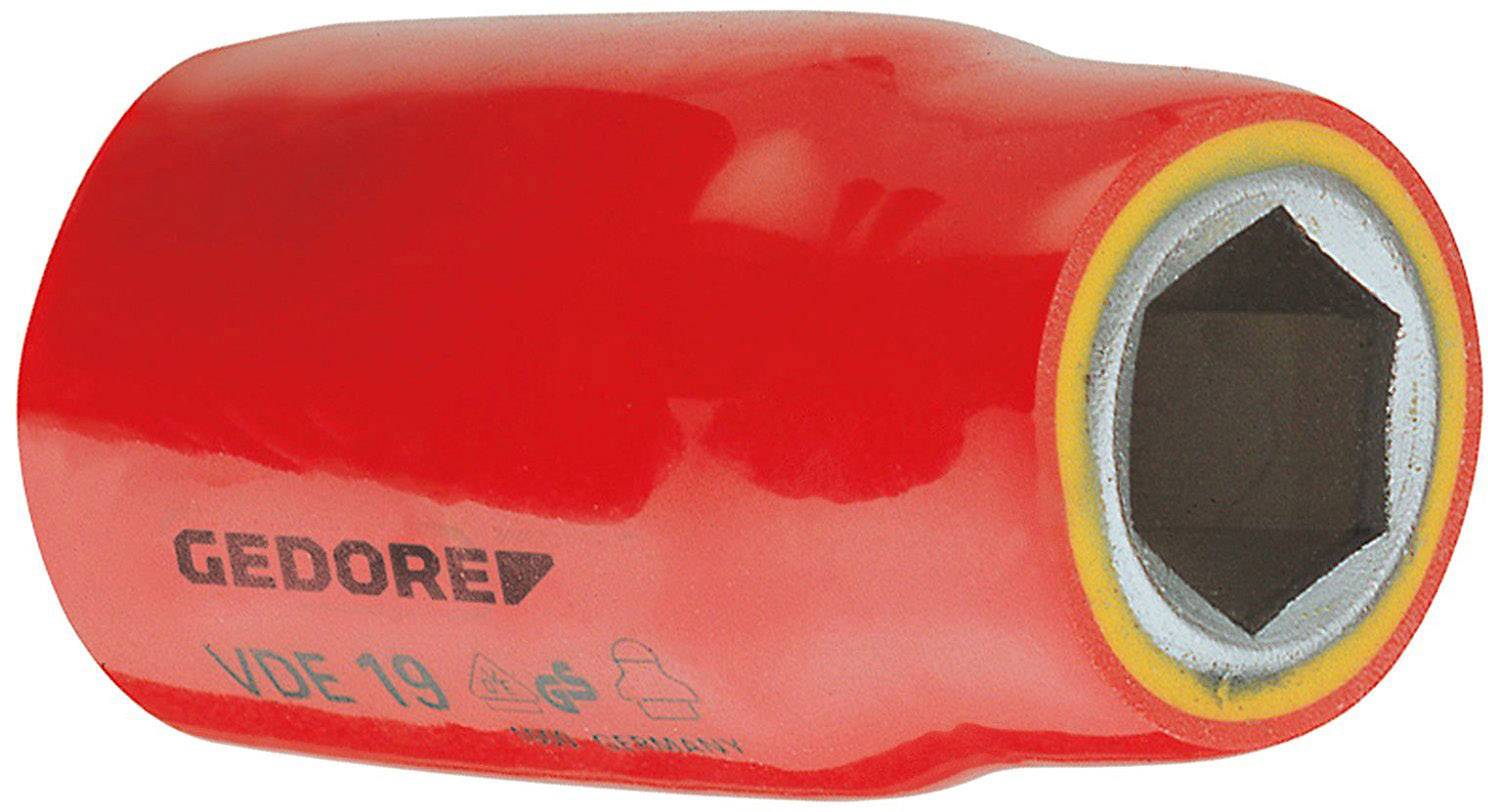 Gedore VDE 19 11 6122780 1/2" (12.5 mm) Nasadka VDE izolowany 11 mm 11 mm 1/2" (12.5 mm) - obrazek 1