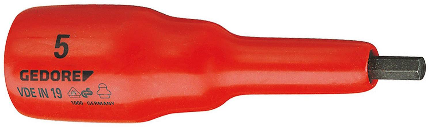 Gedore VDE IN 19 5 6124480 wewnętrzny sześciokąt Zestaw wkrętaków VDE 5 mm 1/2" (12.5 mm) - obrazek 1