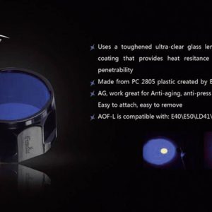Fenix Light FENAOFLB Filtr barw Fenix E40, Fenix E50, Fenix TK22, Fenix RC15, Fenix LD41 niebieski Fenix Light FENAOFLB Filtr barw Fenix E40, Fenix E50, Fenix TK22, Fenix RC15, Fenix LD41 niebieski