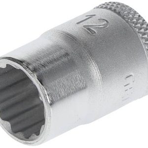 Gedore D 30 12 6230750 Kwadrat solidny 10 mm (3/8 cala) Nasadka 12 mm 3/8″ SW 12 3/8″ (10 mm)