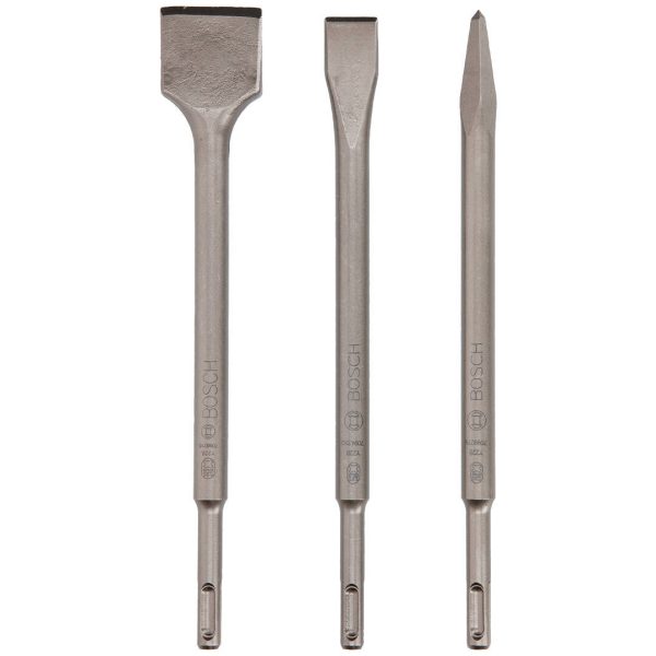 3-częściowy zestaw dłut SDS plus Bosch 2607019457 3-częściowy zestaw dłut SDS plus Bosch 2607019457