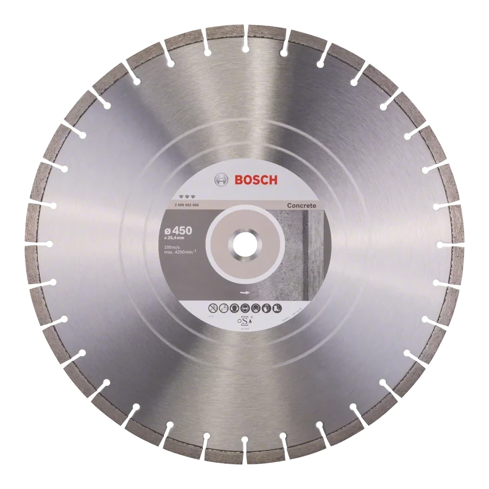 Diamentowa tarcza do betonu 450x25,4x12 Bosch 2608602660 - obrazek 1