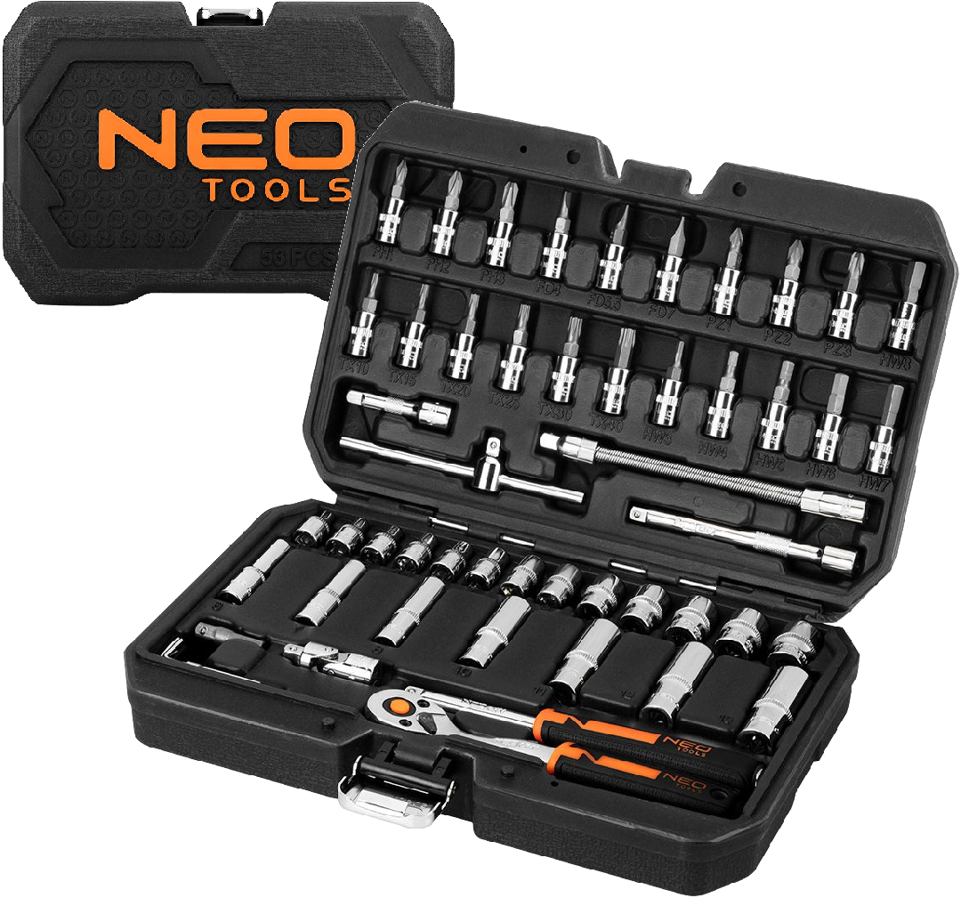 Klucze nasadowe NEO Tools 1/4