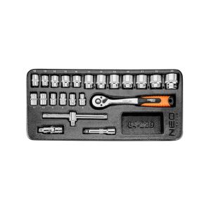 Klucze nasadowe NEO Tools 3/8” zestaw 22szt. 84-239