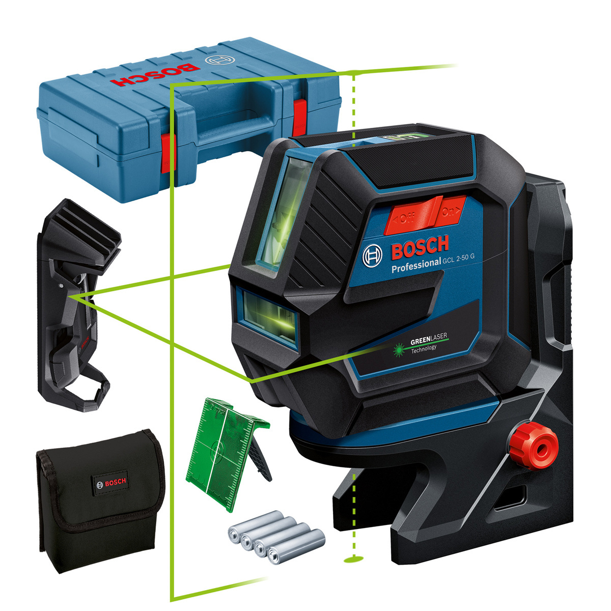 Laser krzyżowy Bosch GCL 2-50 G 0601066M02 - obrazek 1