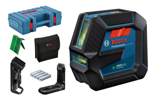 Laser krzyżowy Bosch GLL 2-15 G 0601063W02 Laser krzyżowy Bosch GLL 2-15 G 0601063W02