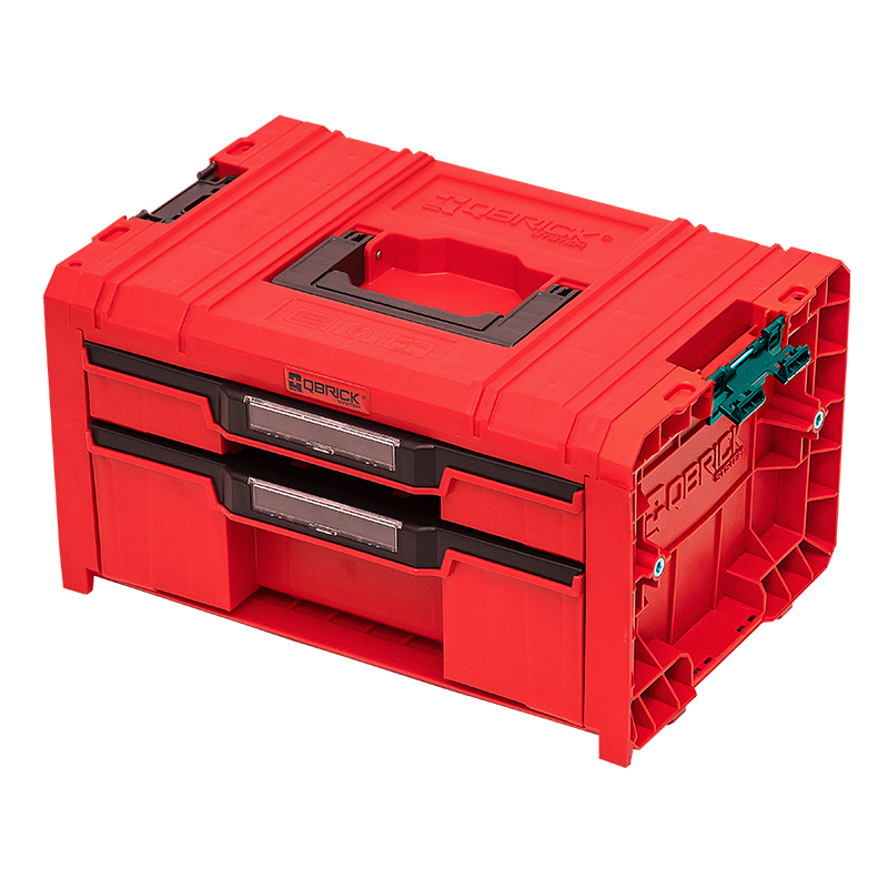 Skrzynia narzędziowa Qbrick System PRO Drawer 2 Toolbox 2.0 Expert RED Ultra HD Custom - obrazek 1