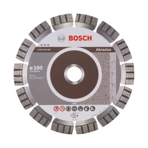 Tarcza diamentowa 180×22,23 H12 Bosch Best for Abrasive 2608602682 Tarcza diamentowa 180×22,23 H12 Bosch Best for Abrasive 2608602682