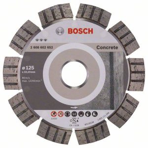 Tarcza diamentowa Bosch Best For Concrete 125×22,23 mm 2608602652 Tarcza diamentowa Bosch Best For Concrete 125×22,23 mm 2608602652