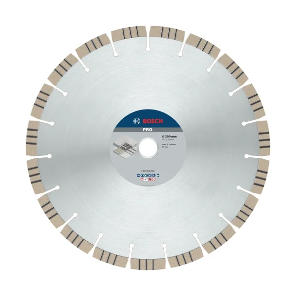 Tarcza diamentowa do betonu 300×22,23 mm Bosch 2608602656 Tarcza diamentowa do betonu 300×22,23 mm Bosch 2608602656