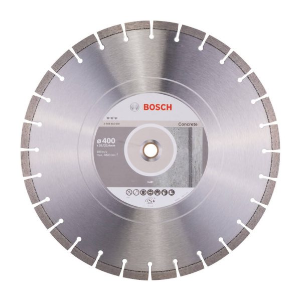 Tarcza do betonu 400×25,4 H12 Bosch Best for Concrete 2608602659 Tarcza do betonu 400×25,4 H12 Bosch Best for Concrete 2608602659