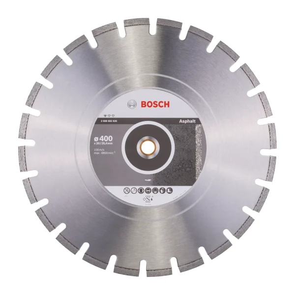 Tarcza do cięcia asfaltu 400×25,4 mm Bosch 2608602626 Tarcza do cięcia asfaltu 400×25,4 mm Bosch 2608602626
