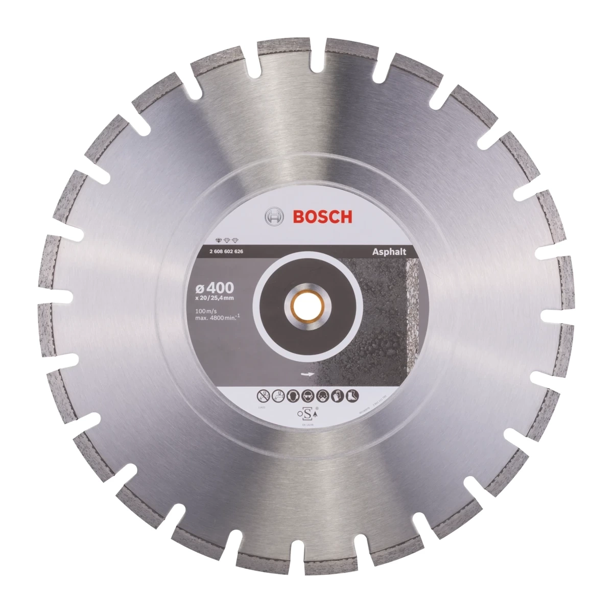 Tarcza do cięcia asfaltu 400x25,4 mm Bosch 2608602626 - obrazek 1