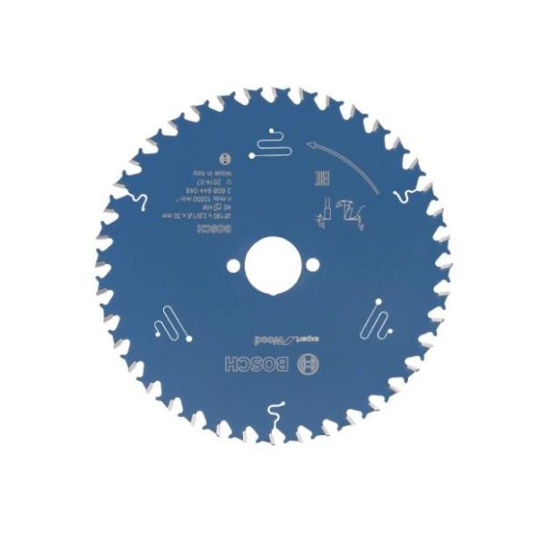 Tarcza do cięcia drewna Bosch 190 mm x 30 mm x 2.6 mm 2608644048 Tarcza do cięcia drewna Bosch 190 mm x 30 mm x 2.6 mm 2608644048
