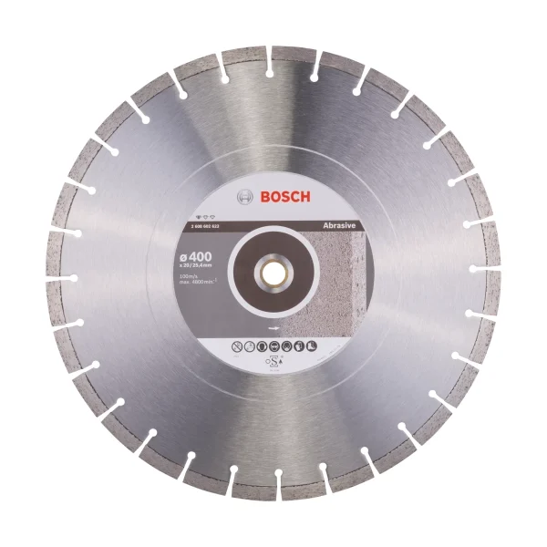 Tarcza do cięcia materiałów abrazyjnych 400×25,4 Bosch 2608602622 Tarcza do cięcia materiałów abrazyjnych 400×25,4 Bosch 2608602622