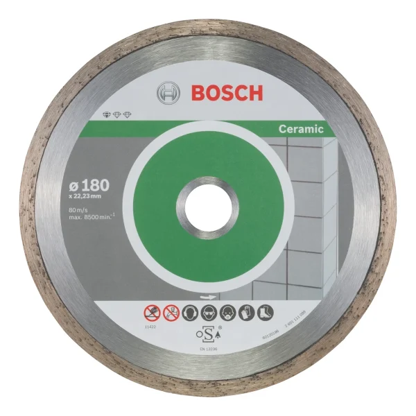 Tarcza do cięcia płytek 180×22,23 mm Bosch 2608603233 Tarcza do cięcia płytek 180×22,23 mm Bosch 2608603233