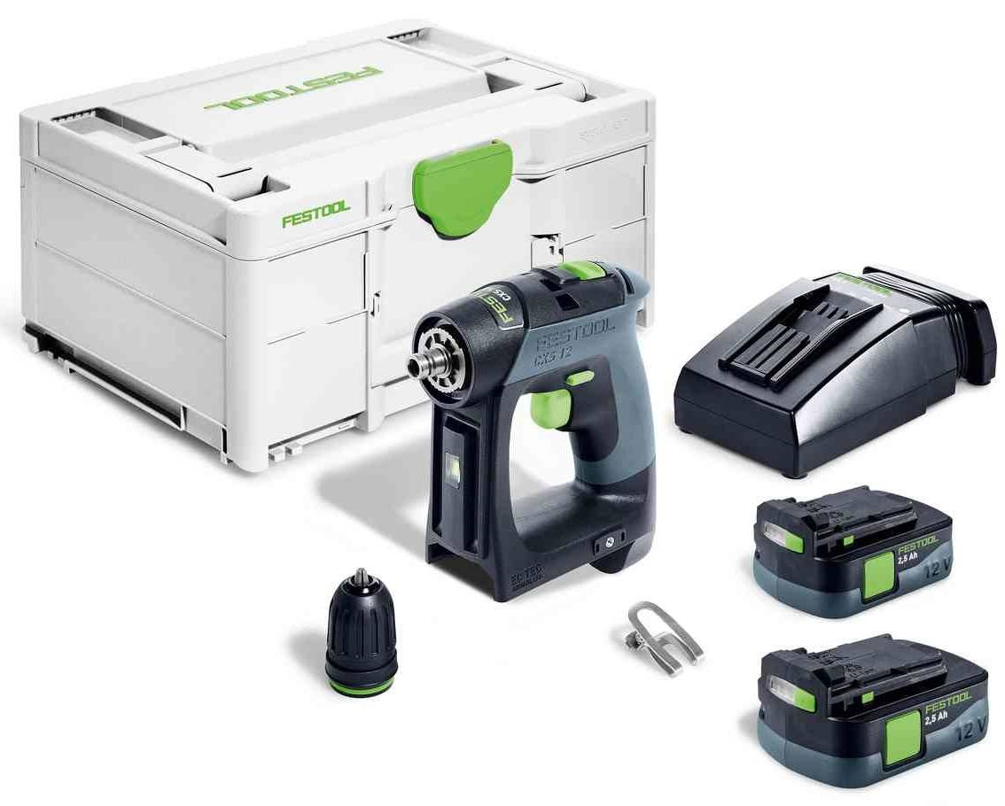 Wiertarko-wkrętarka Festool CXS 12 2.5-Plus (576864) - obrazek 1