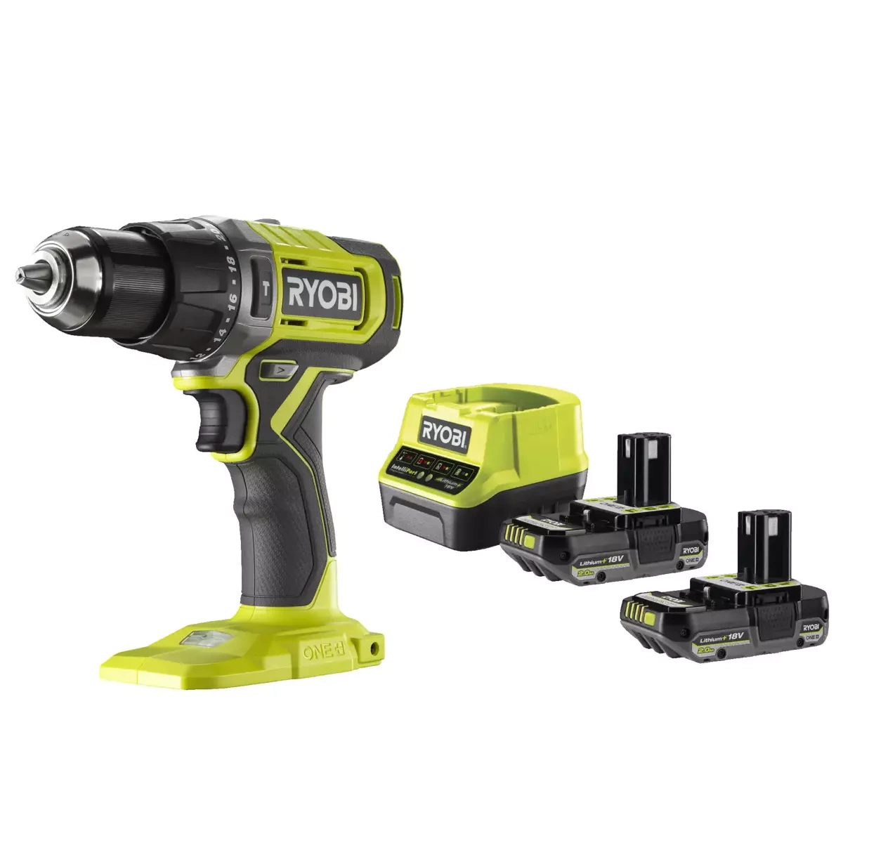Wiertarkowkrętarka udarowa Ryobi RPD18BL-2C20S - obrazek 1