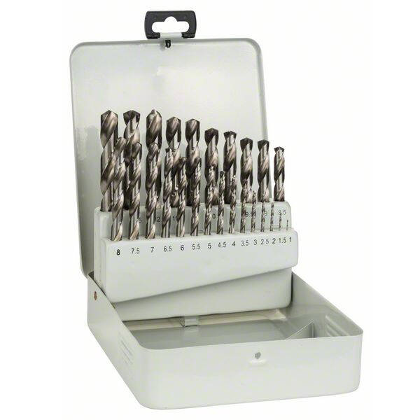 Wiertła do metalu Bosch 1–13mm zestaw 25szt. 2607018727 Wiertła do metalu Bosch 1–13mm zestaw 25szt. 2607018727