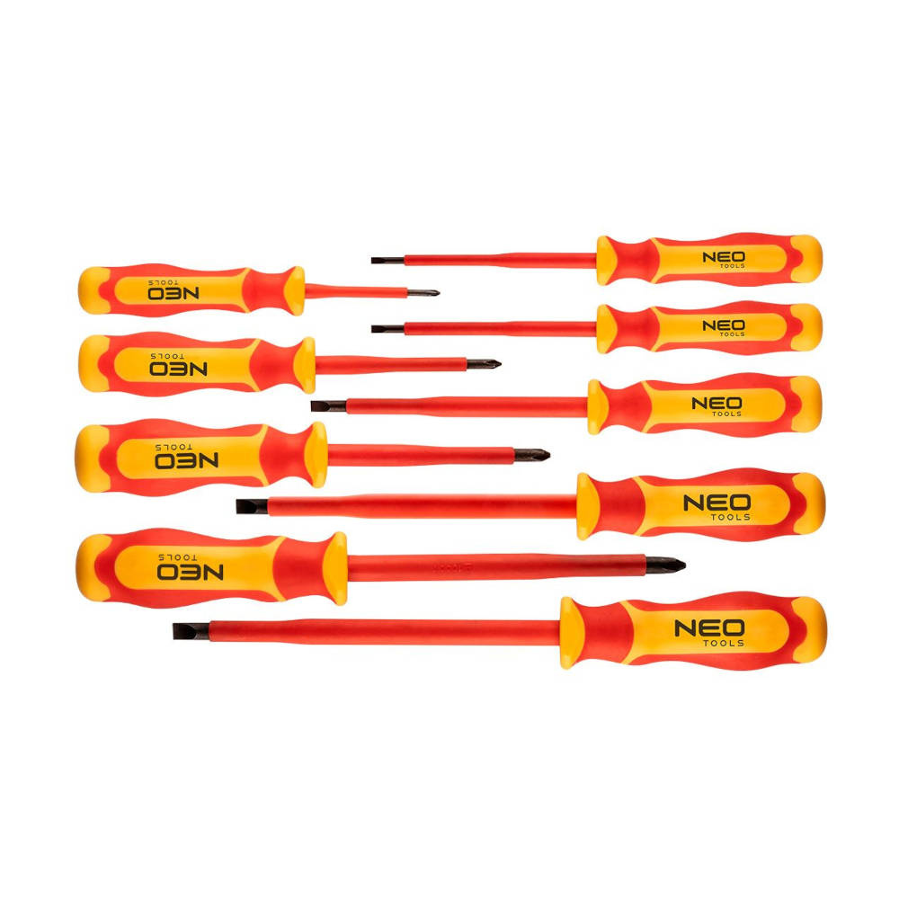 Wkrętaki NEO Tools 1000V zestaw 9 szt. 04-143 - obrazek 1