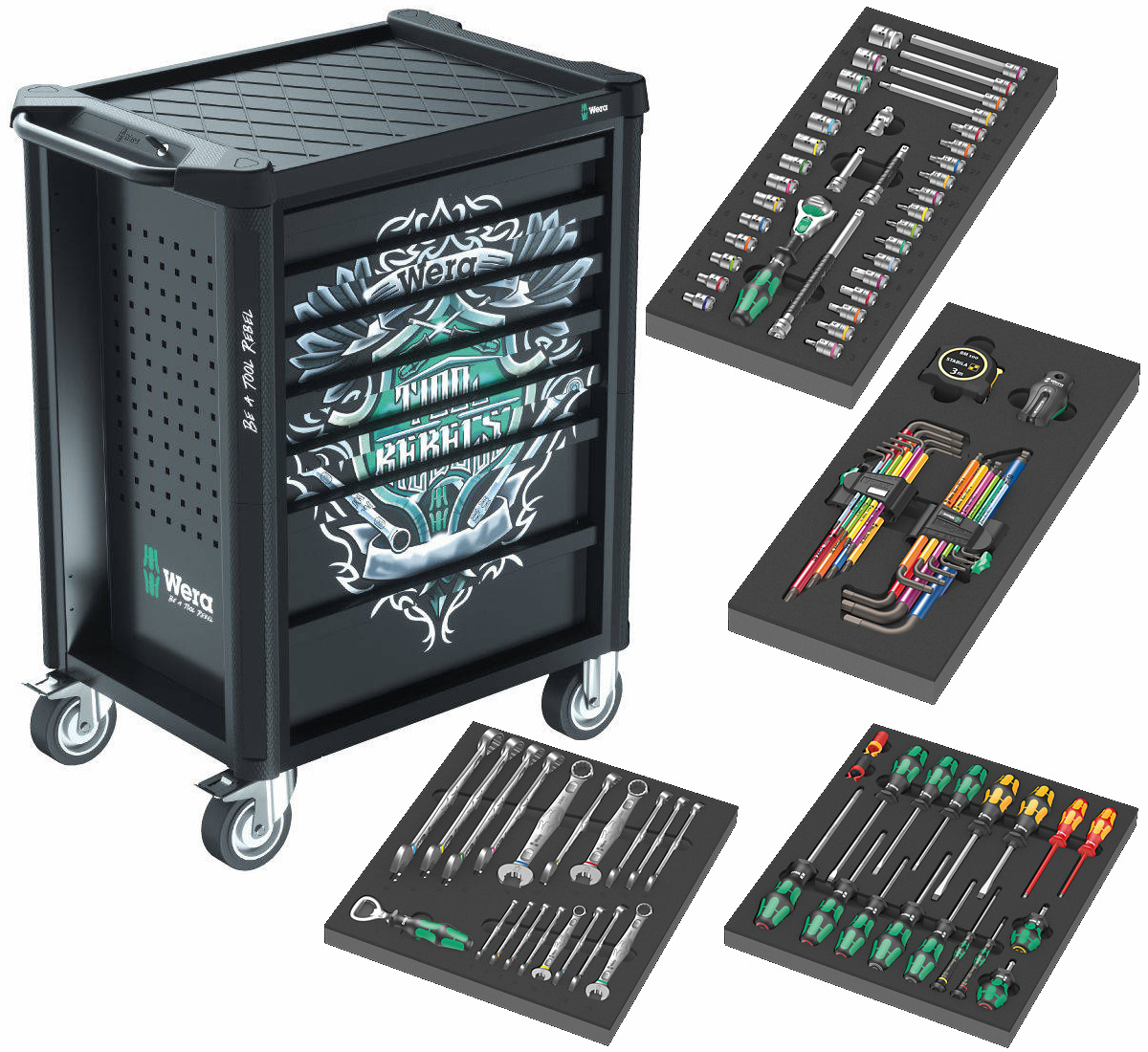 Wózek narzędziowy Wera 1 Tool Rebel 9700 05150130001 - obrazek 1