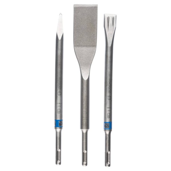 Zestaw 3 dłut do młotów SDS plus 0/20/40 mm Bosch 2607019159 Zestaw 3 dłut do młotów SDS plus 0/20/40 mm Bosch 2607019159