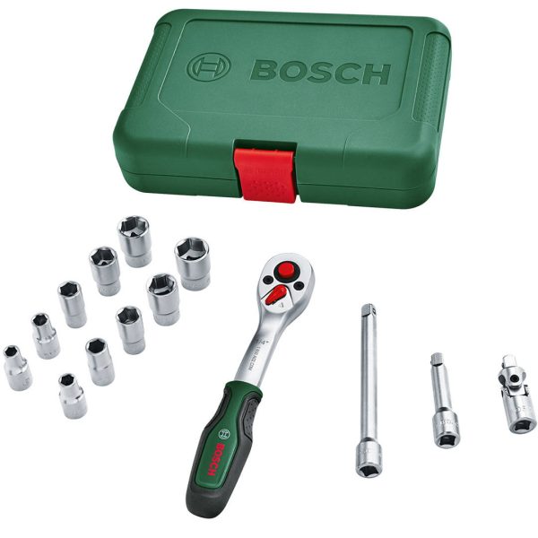 Zestaw kluczy nasadowych ¼” Bosch 1600A02BY0 Zestaw kluczy nasadowych ¼” Bosch 1600A02BY0