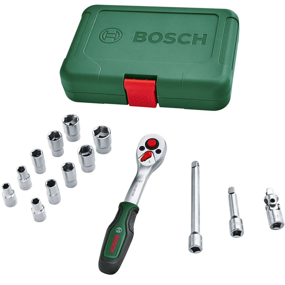 Zestaw kluczy nasadowych ¼" Bosch 1600A02BY0 - obrazek 1