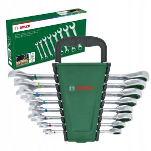 Zestaw kluczy płasko-oczkowych z grzechotką Bosch 1600A027PS 8 szt. Zestaw kluczy płasko-oczkowych z grzechotką Bosch 1600A027PS 8 szt.