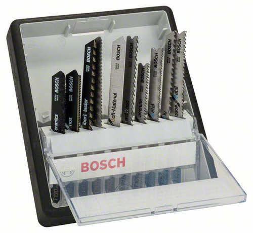 10-elem. zestaw brzeszczotów do wyrzynarki Robust Line do różnych rodzajów materiałów specjalnych (uchwyt T) Bosch 2607010574 - obrazek 1