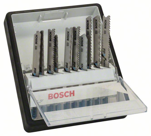 10-elem. zestaw brzeszczotów do wyrzynarki Robust Line do różnych rodzajów metalu (uchwyt T) Bosch 2607010541 - obrazek 1