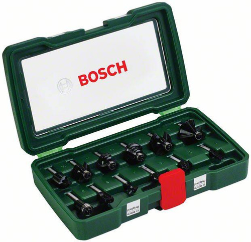 12-częściowy zestaw frezów HM (chwyt 8 mm) Bosch 2607019466 - obrazek 1