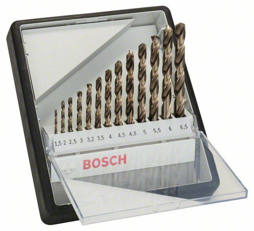 13-elem. zestaw wierteł do metalu Robust Line HSS-Co, 1,5–6,5 mm Bosch 2607019926 - obrazek 1