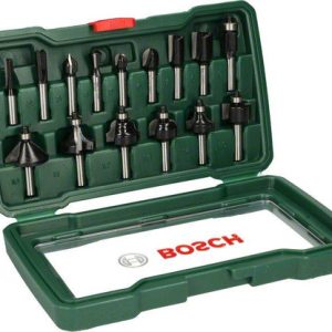 15-częściowy zestaw frezów HM (chwyt 8 mm) Bosch 2607019469 15-częściowy zestaw frezów HM (chwyt 8 mm) Bosch 2607019469