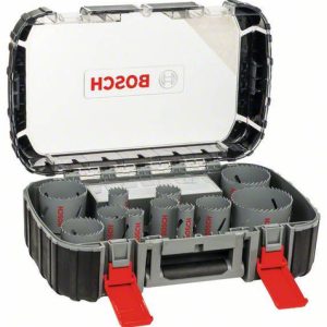 17-elem. zestaw uniwersalnych bimetalowych pił otwornic HSS, 20–64/76 mm Bosch 2608580887 17-elem. zestaw uniwersalnych bimetalowych pił otwornic HSS, 20–64/76 mm Bosch 2608580887