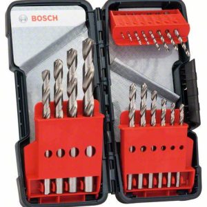 18-elem. zestaw wierteł do metalu Toughbox HSS-G, DIN 338, 135°, 1–10 mm Bosch 2607019578 18-elem. zestaw wierteł do metalu Toughbox HSS-G, DIN 338, 135°, 1–10 mm Bosch 2607019578