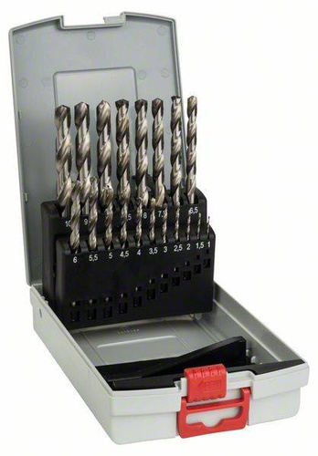 19-elem. zestaw wierteł do metalu HSS-G ProBox, DIN 338, 135°, 1–10 mm Bosch 2608587013 - obrazek 1
