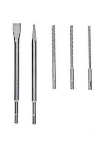 5-częściowy SDS plus-5X i zestaw dłut Bosch 2607017515 - obrazek 1