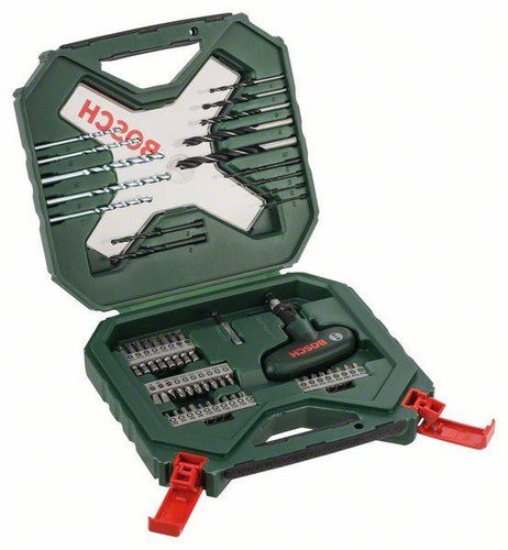 54-częściowy zestaw wierteł i końcówek wkręcających X-Line Classic Bosch 2607010610 54-częściowy zestaw wierteł i końcówek wkręcających X-Line Classic Bosch 2607010610