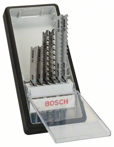 6-elem. zestaw brzeszczotów do wyrzynarki Robust Line Wood and Metal Progressor (uchwyt U) Bosch 2607010532 - obrazek 1