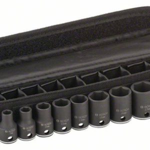 9-elem. zestaw nasadek, 7–19 mm Bosch 2608551098 9-elem. zestaw nasadek, 7–19 mm Bosch 2608551098