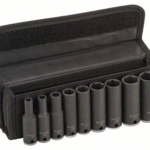 9-elem. zestaw nasadek, 7–19 mm Bosch 2608551099 9-elem. zestaw nasadek, 7–19 mm Bosch 2608551099