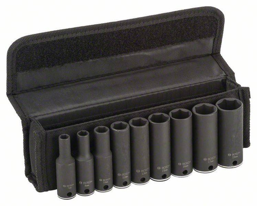 9-elem. zestaw nasadek, 7–19 mm Bosch 2608551099 - obrazek 1