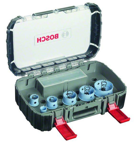 9-elem. zestaw pił otwornic do blachy dla elektryków, 22–64 mm Bosch 2608580881 - obrazek 1